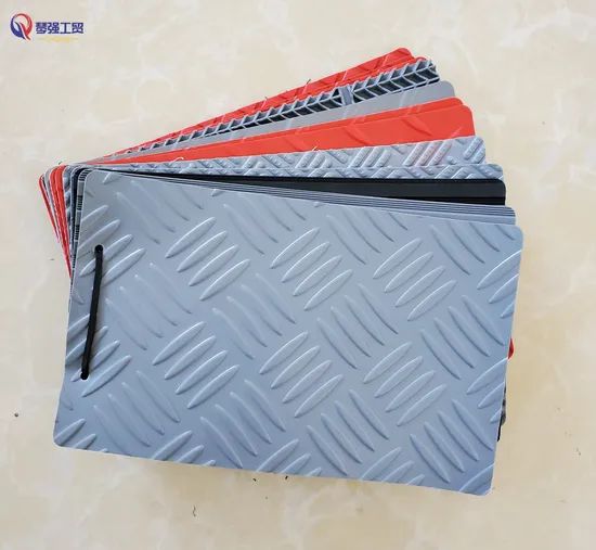 Cloth Insertion Colorful Industrial Rubber Sheet Flooring with Different Pattern - Image 6