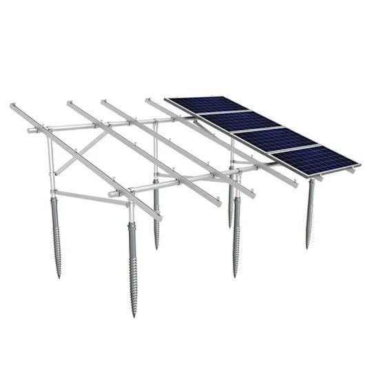 Solar Power Plant Module Mounting Structure Brackets Kit Ground Mounting System Solar Mounting Bracket - Image 1