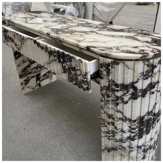 Calacatta Viola Marble Long Console Tables - Image 4