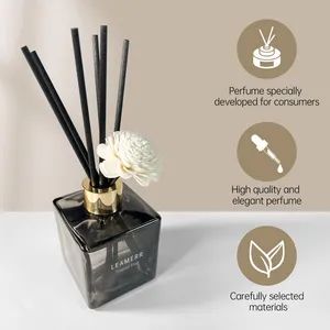 200ml Wholesale Wedding Luxury Design Gift Set Packaging Box Aroma Rattan Sticks Glass Bottle Reed Diffuser - Image 2