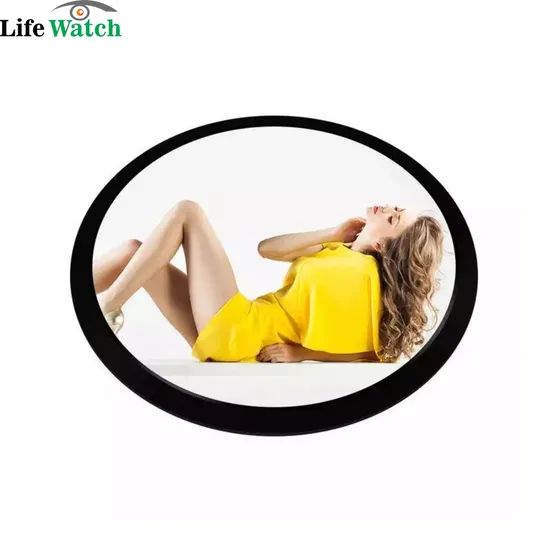 Factory Direct 23.6 Inch Full HD Android Windows OS High-Brightness Capacitive Touch Screen Circular Shape Indoor Wall Mount LCD Digital Display Signage - Image 2