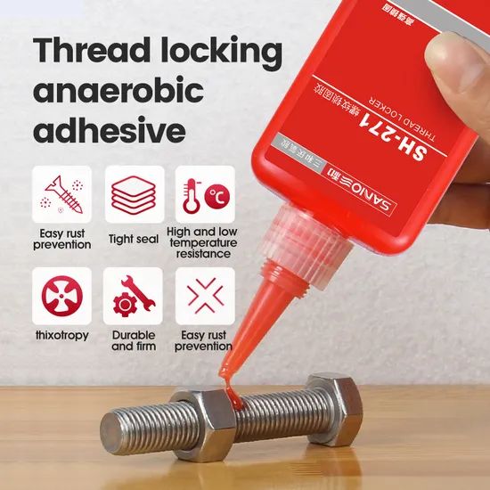 Locks & Seals Threaded Fasteners Anaerobic Adhesive Sanvo High Performance Thread Sealant Sh-100 - Image 3