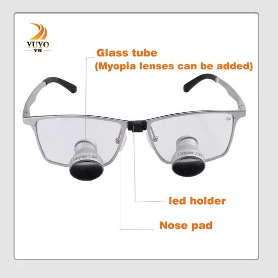 Ttl Loupes 3.0X Dental Magnifrying Glass Medical Instrument Origin China Color Silver Shape Circular Model NO. TT-1 Certification CE - Image 2