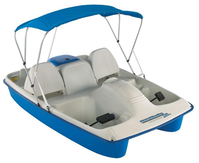 Water Pedal Peddle Foot Power Boat Designed For Relaxing Lake Cruising Fishing For Sale - Image 4