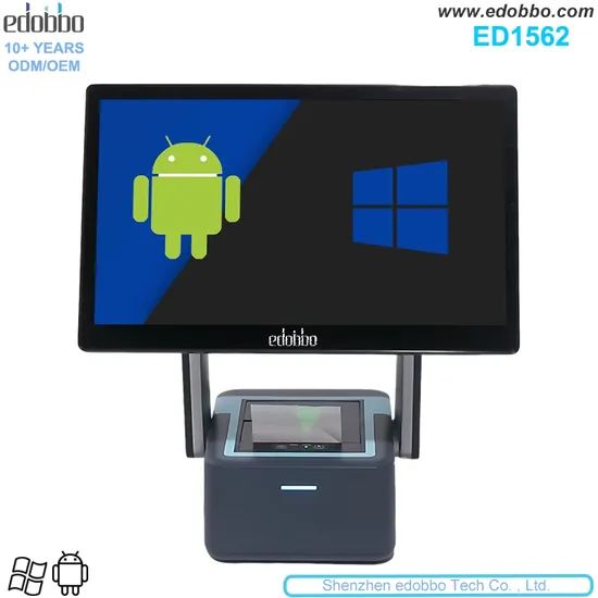 Android All-in-One POS System 15.6 Inch Touchscreen Cash Register Multi ...