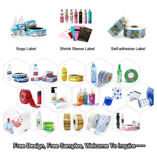Daily Chemical Decorative Stickers Custom Logo Sticker Packaging Label - Image 5