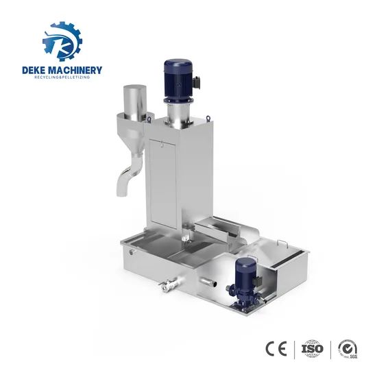 HDPE Flakes Plastic Recycling Machine for Two Stage Single Screw Water Ring Die Face Plastic Granulator Pelletizing Line - Image 6
