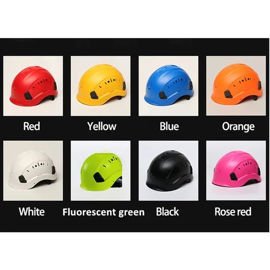 ABS Construction Hard Hat for Climbing Riding Outdoor Rescue Safety Helmets with Goggles - Image 4