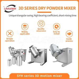 Sw 100 Full Automatic Commercial Three Dimensional Milk Powder Mixer Chemical Mixing Machine - Image 5