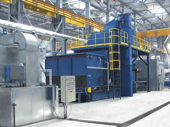 Mature Technology Shot Blasting and Oil Coating Production Line for Auto Parts - Image 2