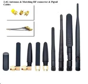 433MHz Rubber Foldable Antennas VSWR <1.5 Origin China Color Black Color Trademark Gerbole HS Code 8517707001 Name 433MHz - Image 3