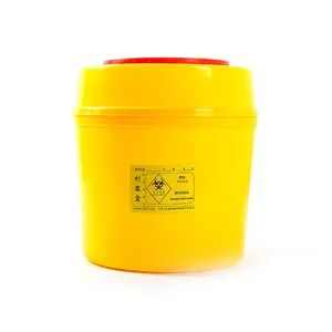 Medical Disposable Yellow PP Safety Box Waste Collection Box Sharp Container - Image 4