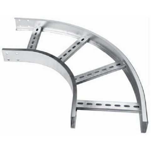 GI Horizontal Bend Cable Tray Material GI Type Ladder Type Width 1 - 36 Inch Surface Finishing Galvanized Tensile Strength 100 - 300 - Image 1