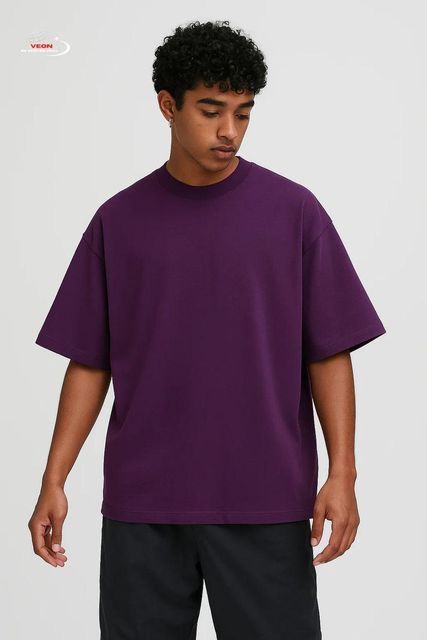 Plain T-Shirt – Basic Unisex Crew Neck – product photo 3, product detail gallery