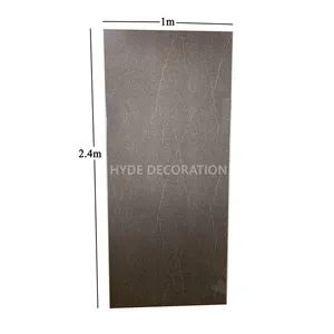 100mm Width Waterproof Polished Stone PVC Wet Wall Panel for Bathroom Kitchen Wall Cladding - Image 2