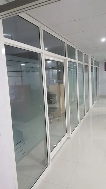 Office Aluminium Partition Work Pattern Plain Material Aluminium Panel Thickness 4mm Aluminium Grade 6061 Glass Thickness 6 - Image 6