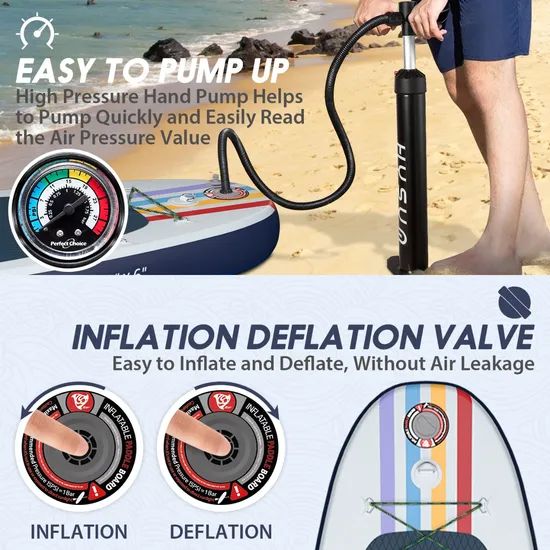 Eco-Friendly 10FT Inflatable Paddle Board for Surfing and Yoga - Image 5