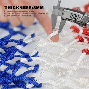 Factory Polyester All Weather Heavy Duty Professional Match Basketball Ring Net - Image 5