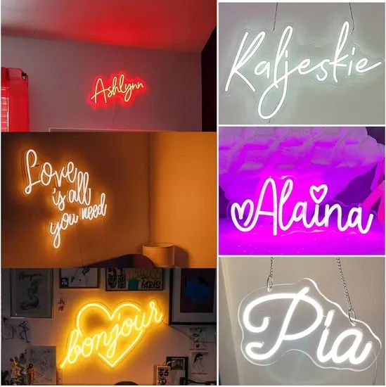 Multi-Color Changing LED Neon Light Sign for Dynamic Bars Party Light - Image 5