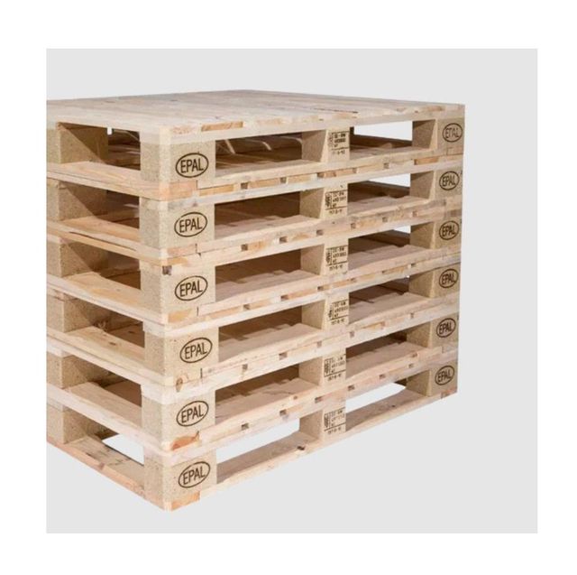 Cheap Europallets EPAL wholesale in bulk wooden pallets EU standard 1200 x 800 Euro pallet transport - Image 3