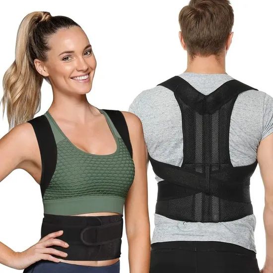 Private Label Logo Nylon Adjustable Back Support Posture Corrector for Ojeras Juanetes Clavicle Shoulder Protection Correction - Image 1