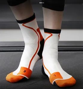 Pattern Customization Supported Custom Unisex Sport Socks Middle Crew Socks - Image 2