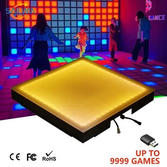 Sailwin Wired Interactive RGB Activate Game LED Dance Floor for Stage Game Event - Image 4