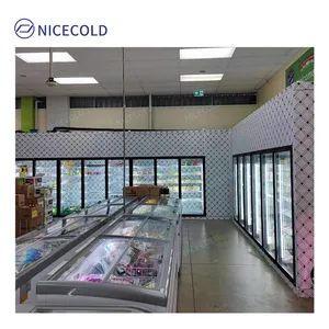 Modular Display Walk in Cooler Cold Room with Tempered Glass Doors - Image 3
