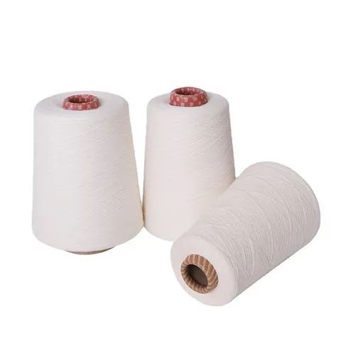 High Quality Raw White 402 Polyester Recycled Threads Core Yarn for Sewing - Image 2