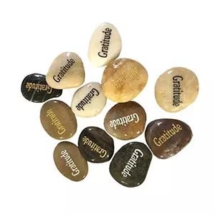 White Black Stone Pebbles Engraved Customized Design MOQ 100PCS Type Pebble Origin China HS Code 680293 Delivery - Image 6