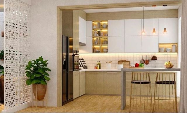 18mm Plywood Modular Kitchen Shutter Thickness 18mm Material Plywood Position Interior Appearance Modern Design - Image 9