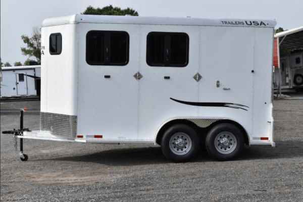 Two Horse Trailers / 2019 Trailers USA 2HSLBPDLX 2 Horse Trailer - Image 3