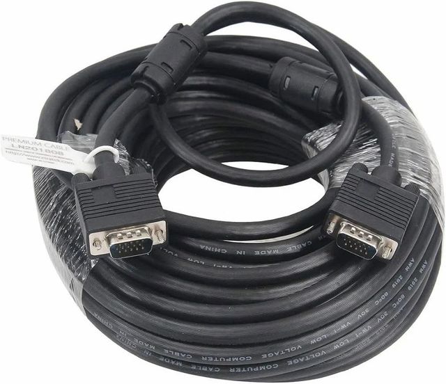 HDMI Black Eira VGA Cables, For Computer Brand Eira Color Black Material Plastic Usage/Application Computer Maximum Resolution - Image 2