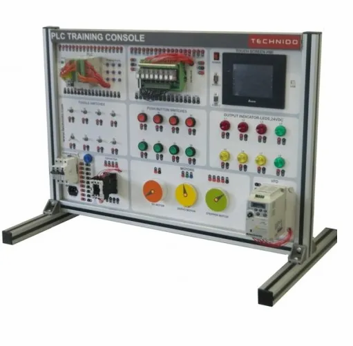 PLC Trainer, PCST-14A Brand NAUGRA Model PCST-14A Type PLC Trainer Usage Industrial, Laboratory Actuator Single / Double - Image 1