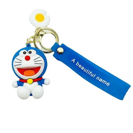 Customize 3D Cute Cartoon Characters PVC Silicone Keychain Pendant for Car Bag - Image 2