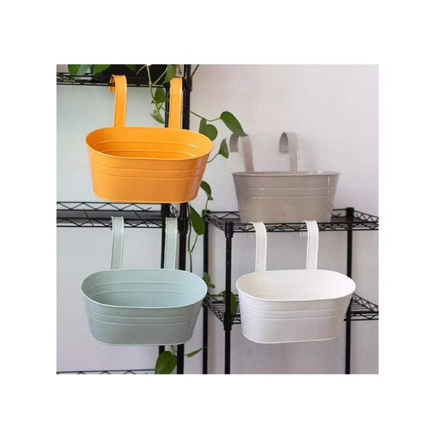 High quality metal planter pot and rack stand 3 piece stand flower pot customized size best selling product - Image 3