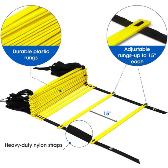Agility Training Ladder Speed Exercise Ladders for Soccer Football Athletic Drills Wbb12925 - Image 2