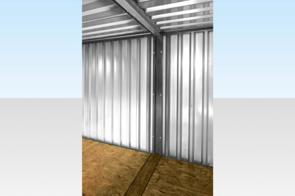 Flat Pack Containers / 3M X 4.2M Side Linked Flat Pack Container Bundle (Galvanised) - Image 4