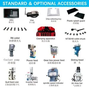 X6323 Series Milling Machine Good Quality. Object Tool Origin China Trademark OEM Condition New Model NO. X6323 Certification CE - Image 4