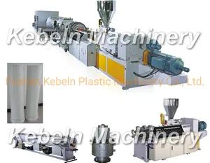 Plastic Pipe /PVC Extrusion Making Machine Line Origin China Condition New Trademark kebeln Total Power 100kw HS Code 8477209000 - Image 1