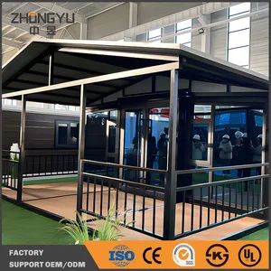 High Quality 20FT 40FT Luxury Portable Expandable Container House Prefabricated Modular Home Foldable Modular Tiny House with Kitchen and Bathroom - Image 1