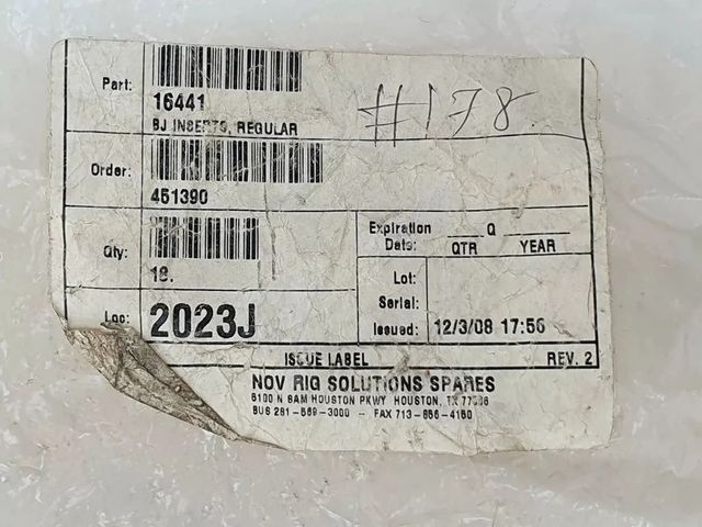 RIG 6471030 BJ Inserts Shape Round Color Golden Material Mild Steel Nominal Diameter M28 Usage/Application Hardware - Image 3