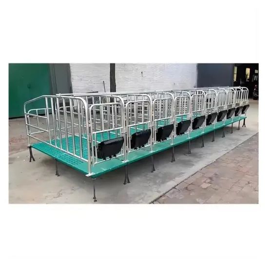 Factory Direct Pig Farm Equipment Pig Fattening Pen Finishing Crates Galvanized Steel Stall Animal Cage Pig Cage - Image 1