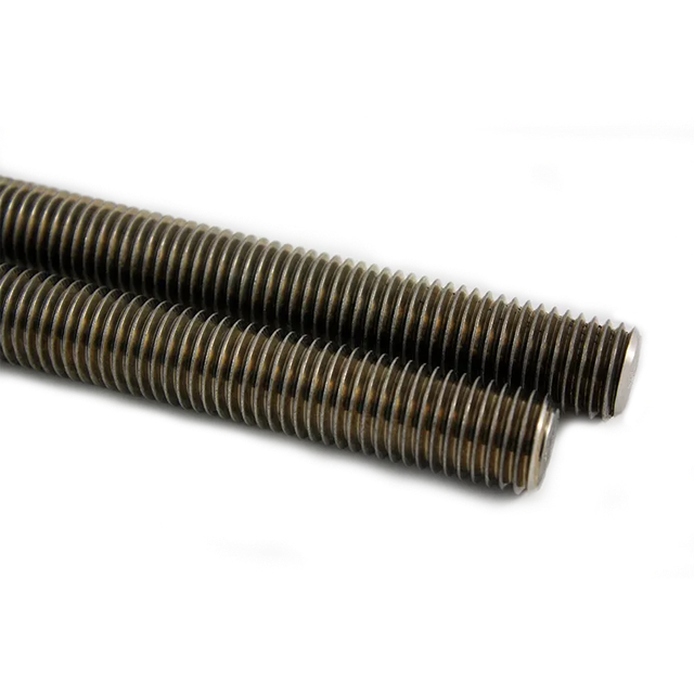 Mild Steel Threaded Stud Head Shape NA Durability High Shape Threaded Rod Color Black, Silver Quantity Per Pack 50 Surface Finishing - Image 2