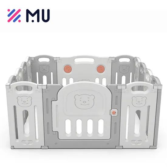 PE Baby Toddlers Safe Fences Indoor DIY Playpen with Game Panel - Image 3