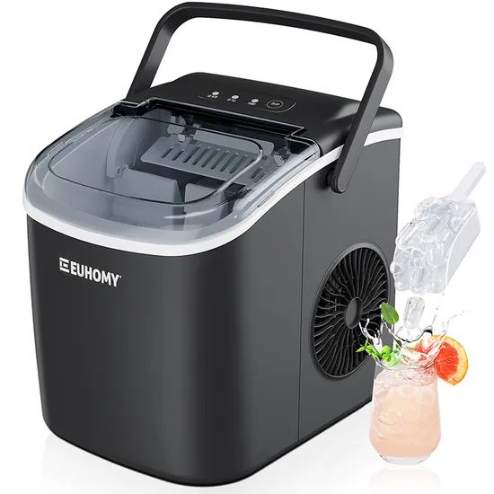 Efficient Compact Portable Ice Maker Machine for Home Kitchen Countertops - Image 1
