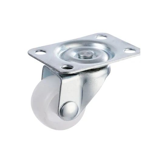 Swivel Plate Mini PP Furniture Casters Load 15kg Material PP Condition New Wheel Width 15mm HS Code 87168000 Wheel Color - Image 1