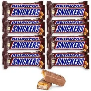 Snickers Full Size Bulk Chocolate Candy Bars -48 counts box - Image 3