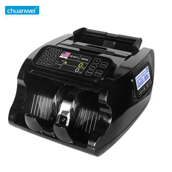 Bill Counters Cash Counting Machine Counterfeit Detector Money Machine Banking Equipment Money Counting Machine Money Counter Banknote Counter - Image 4