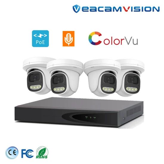 4MP Poe Camera Video Surveillance System Network Video 4K HDD Recorder - Image 1